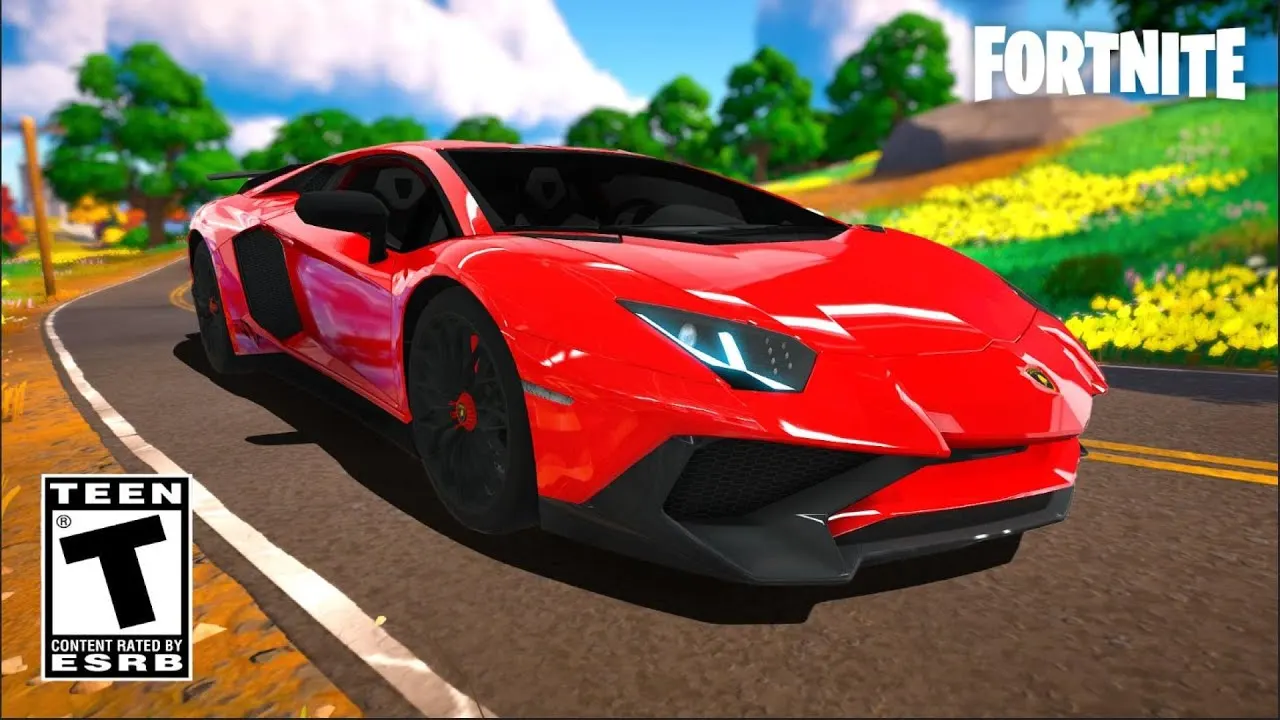 Thumbnail for "New Car in Fortnite Update" on TheLlamaSir